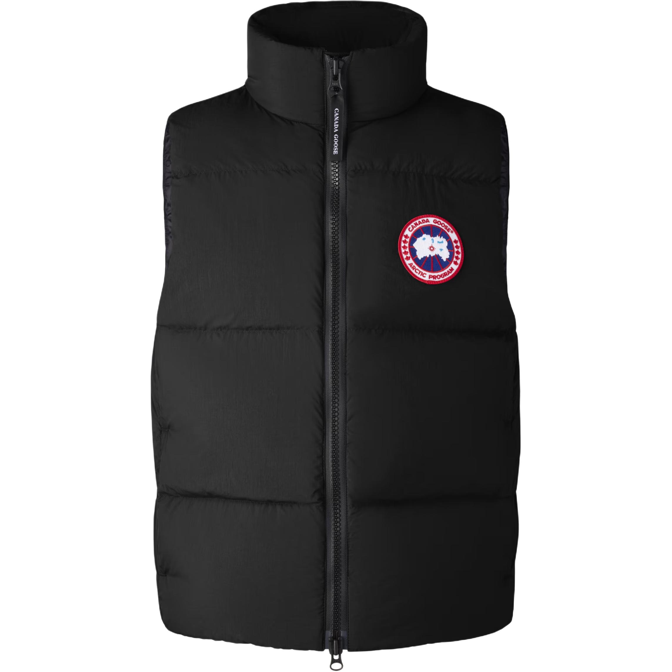 Canada Goose Lawrence Series Black Unisex Outdoor Puffer Vest - Windproof & Waterproof. 2804M-61