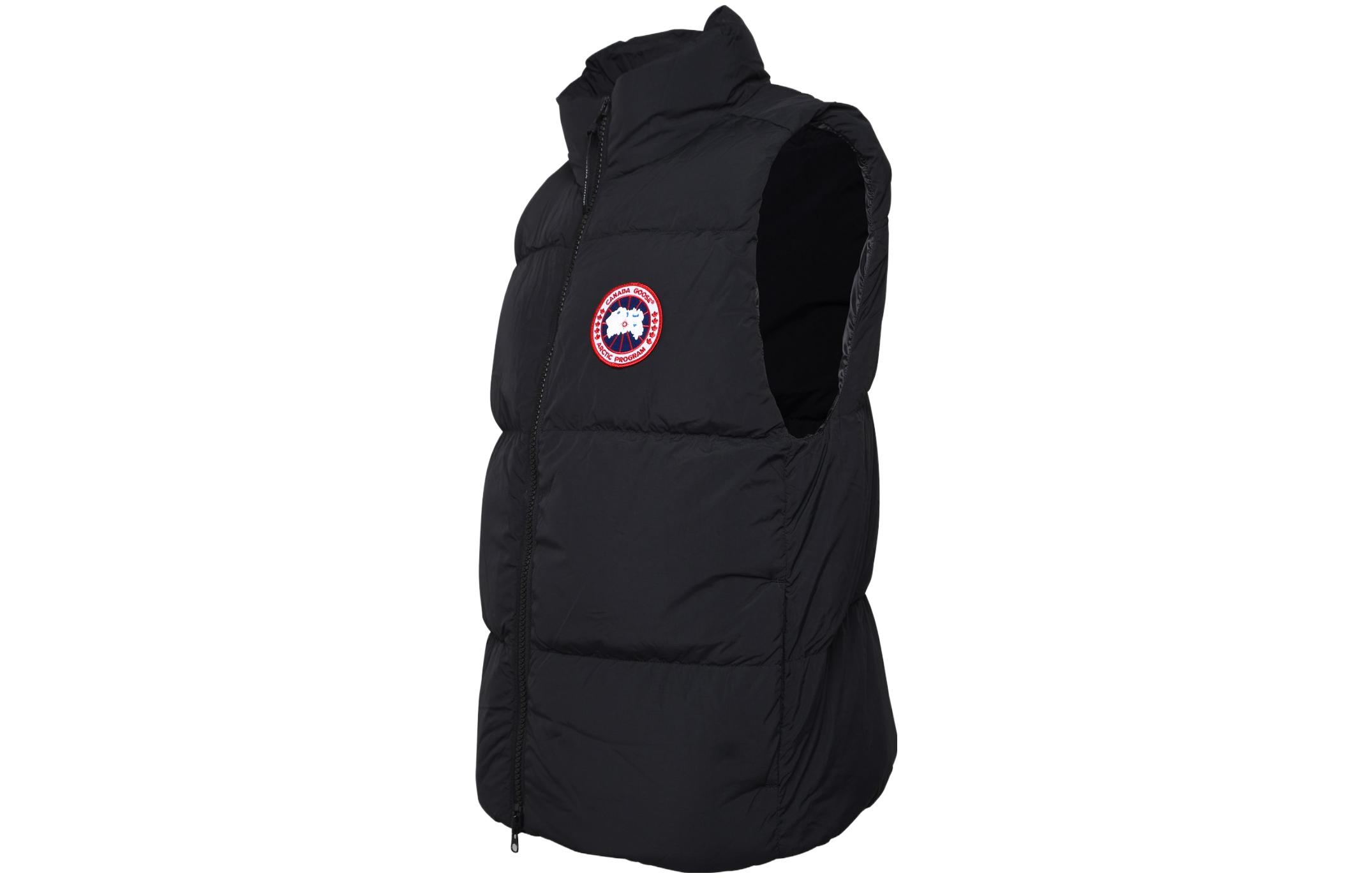 Lookbook Canada Goose Lawrence Series Black Unisex Outdoor Puffer Vest - Windproof & Waterproof. 2804M-61
