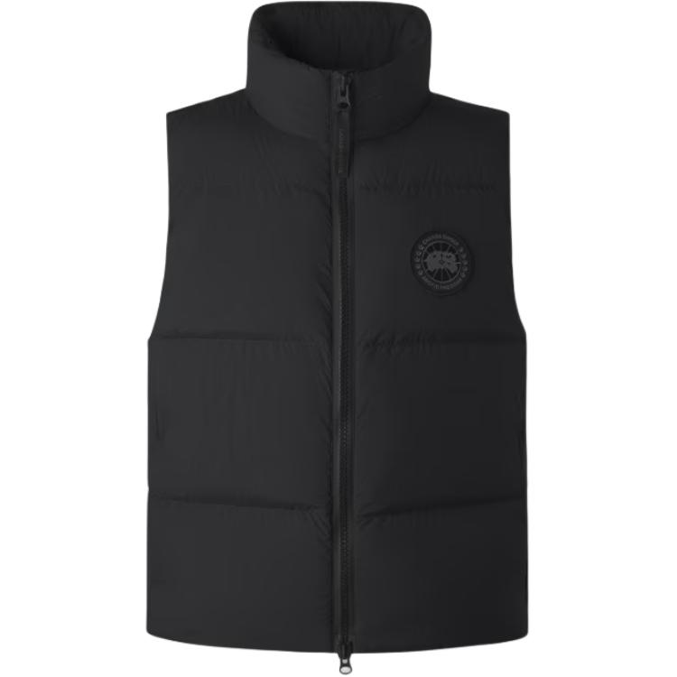 Canada Goose Lawrence Unisex Black Puffer Vest with Logo Patch. 2804MB-61