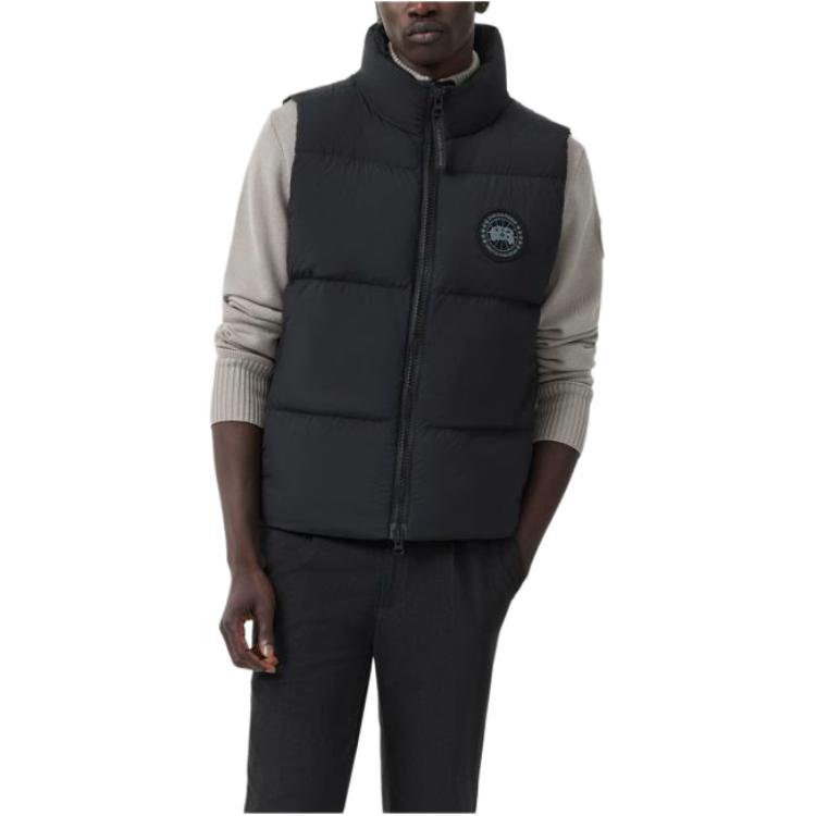 Canada Goose Lawrence Unisex Black Puffer Vest with Logo Patch. 2804MB-61 圖 5