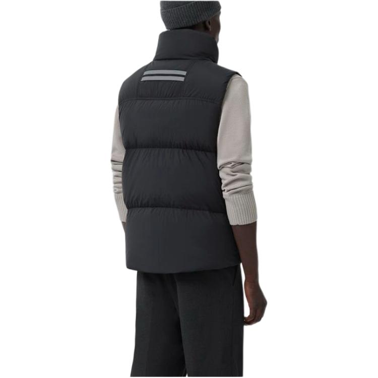 Canada Goose Lawrence Unisex Black Puffer Vest with Logo Patch. 2804MB-61 圖 6