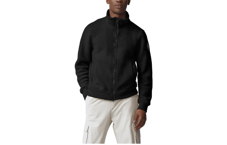 Canada Goose Lawson Black Label Wool Fleece Jacket Black 7049MB-61