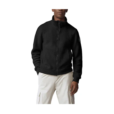Canada Goose Lawson Black Label Wool Fleece Jacket Black 7049MB-61