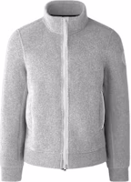 Canada Goose Lawson White Label Grey Full-Zip Fleece Jacket Windproof Warm. 7049M1-99 Canada Goose Lawson White Label Grey Full-Zip Fleece Jacket Windproof Warm. 7049M1-99