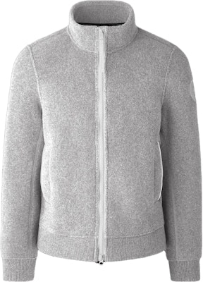 Canada Goose Lawson White Label Jaket Fleece Abu-Abu Anti Angin Hangat. 7049M1-99 Buy Canada Goose Lawson White Label Jaket Fleece Abu-Abu Anti Angin Hangat. 7049M1-99