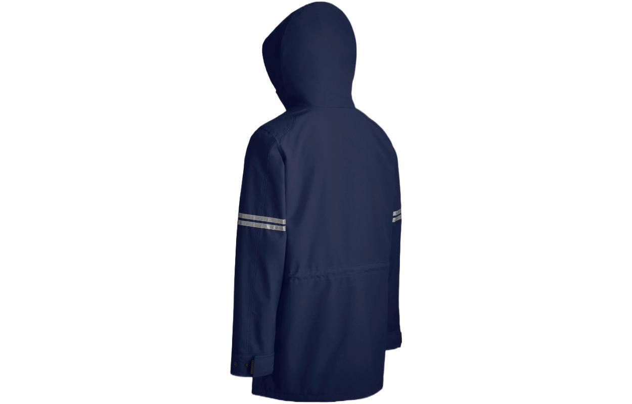 Lookbook Canada Goose Jaket Bulu Ringan Biru Hoodie Outdoor dengan Resleting. 4183M-63