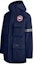 Shop Canada Goose Jaket Bulu Ringan Biru Hoodie Outdoor dengan Resleting. 4183M-63