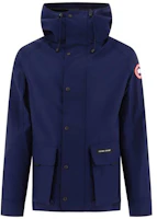 Canada Goose Lockeport Classic Logo Lightweight Navy Hooded Jacket for Men 2429M4563 Canada Goose Lockeport Classic Logo Lightweight Navy Hooded Jacket for Men 2429M4563