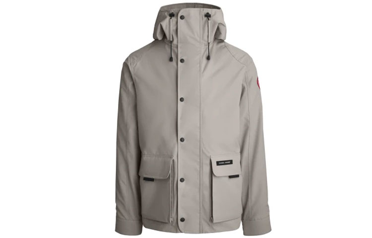 Canada Goose Lockeport Lightweight Hooded Jacket Grey Coat. 2429M-432