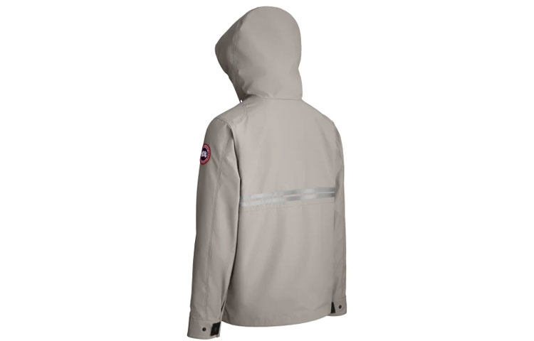 Lookbook Canada Goose Lockeport Lightweight Hooded Jacket Grey Coat. 2429M-432