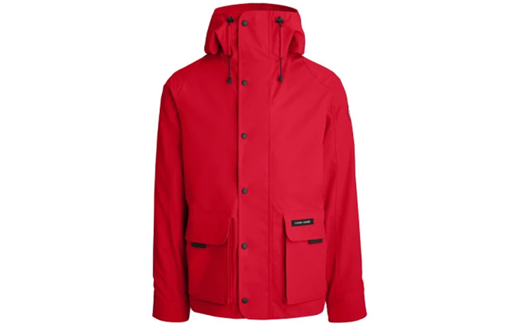 Canada Goose Lockeport Lightweight Red Hooded Jacket 2429M-11