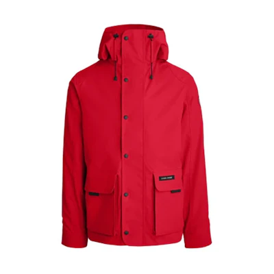Canada Goose Lockeport Lightweight Red Hooded Jacket 2429M-11