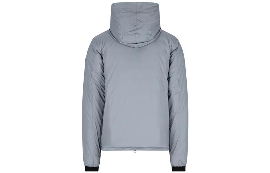 Lookbook Canada Goose Lodge 黑標輕量連帽羽絨外套 男女款 - 灰色 5078MB-444