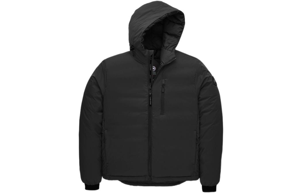 Canada Goose Lodge Black Label Matte Lightweight Hooded Down Jacket Black Unisex 5078MB-61 圖 2