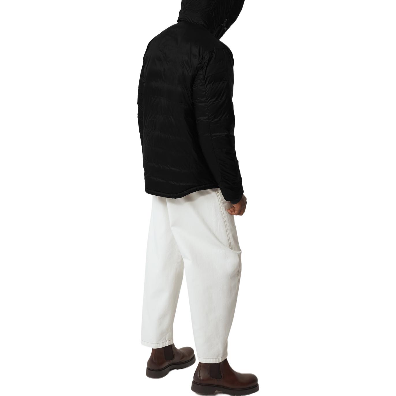 Canada Goose Lodge Black Label Matte Lightweight Hooded Down Jacket Black Unisex 5078MB-61 圖 5