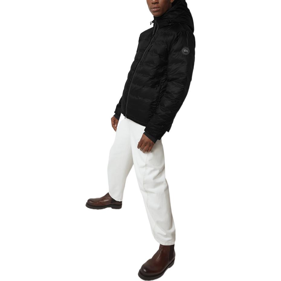 Canada Goose Lodge Black Label Matte Lightweight Hooded Down Jacket Black Unisex 5078MB-61 圖 6
