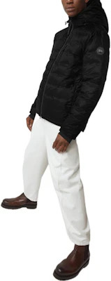 Canada Goose Lodge Black Label Jaket Ringan Hoodie Down Hitam Unisex 5078MB-61 Details for Canada Goose Lodge Black Label Jaket Ringan Hoodie Down Hitam Unisex 5078MB-61