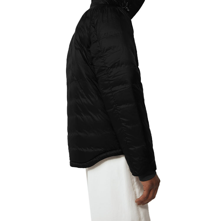 Canada Goose Lodge Black Label Matte Lightweight Hooded Down Jacket Black Unisex 5078MB-61 圖 7