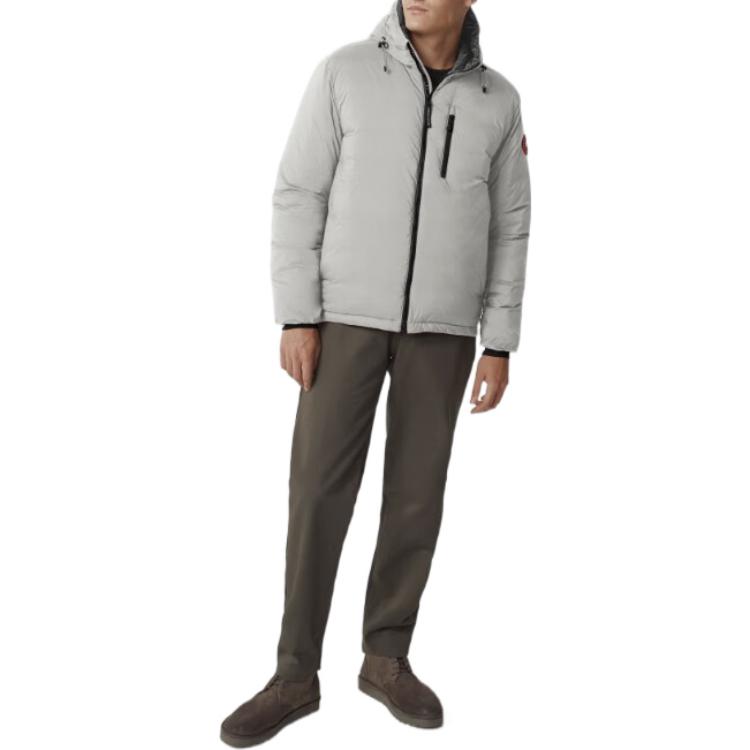 Canada Goose Lodge Silver Grey Lightweight Hooded Down Jacket Unisex Red Label. 5078M-200 圖 3