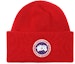Order Canada Goose Logo Knit Warm Wool Beanie Hat Multicolor for Men 6936M