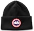 Shop Canada Goose Logo Knit Warm Wool Beanie Hat Multicolor for Men 6936M