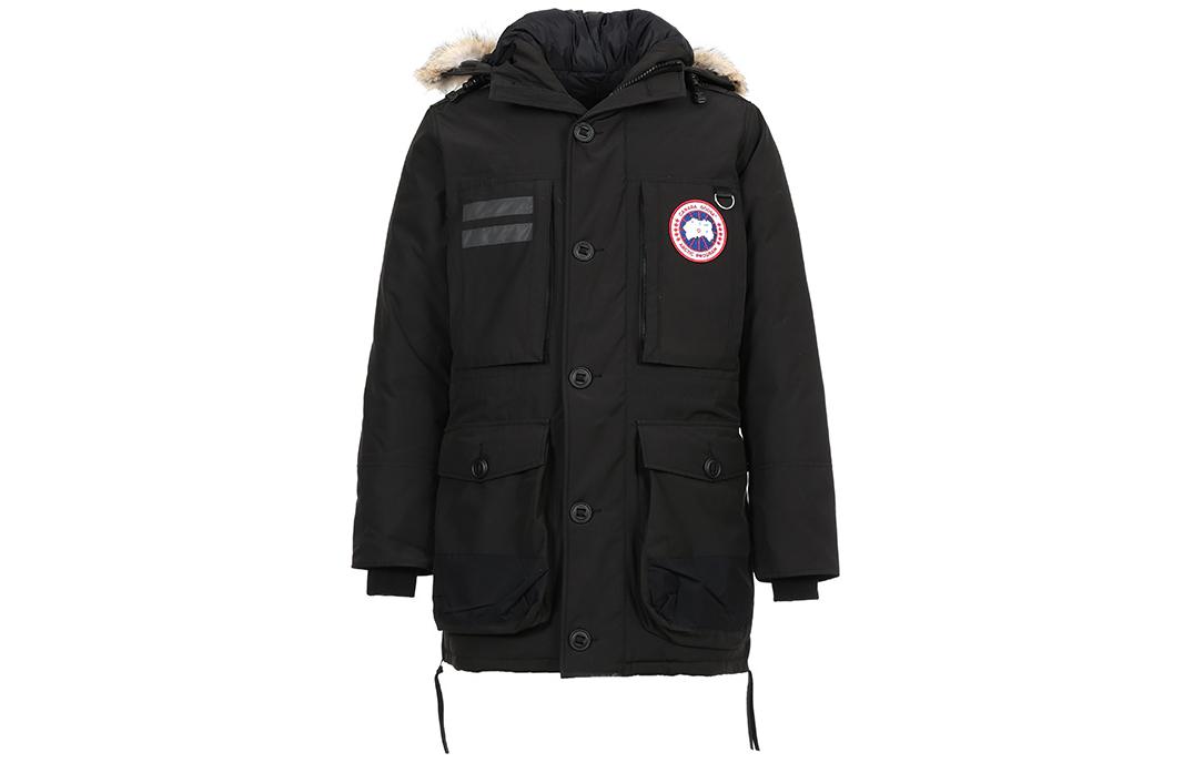 Canada Goose Macculloch Red Label Down Parka  Black Hooded Jacket 9512MA-61