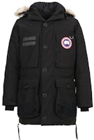 Canada Goose Macculloch Red Label Down Parka Black Hooded Jacket 9512MA-61 Canada Goose Macculloch Red Label Down Parka Black Hooded Jacket 9512MA-61
