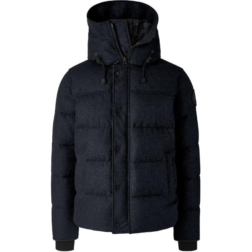 Canada Goose MacMillan FW22 Black Label Wool Waterproof Down Jacket Navy Mix Mens. 3804M1-1161 圖 2