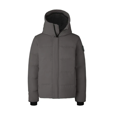 Canada Goose MacMillan FW22 Coastal Grey Black Label Hooded Puffer Jacket Unisex. 2080MB-811
