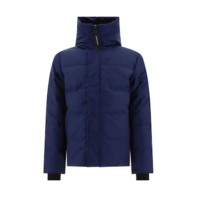 Canada Goose MacMillan Navy Hooded Quilted Down Parka Jacket for Men 2080M4-763