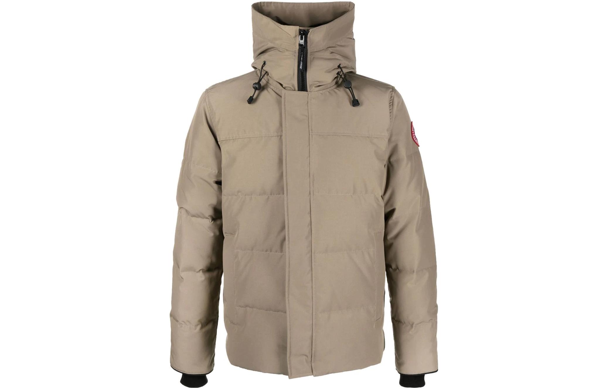 Canada Goose MacMillan Solid Quilted Logo Classic Down Jacket for Men 3804M