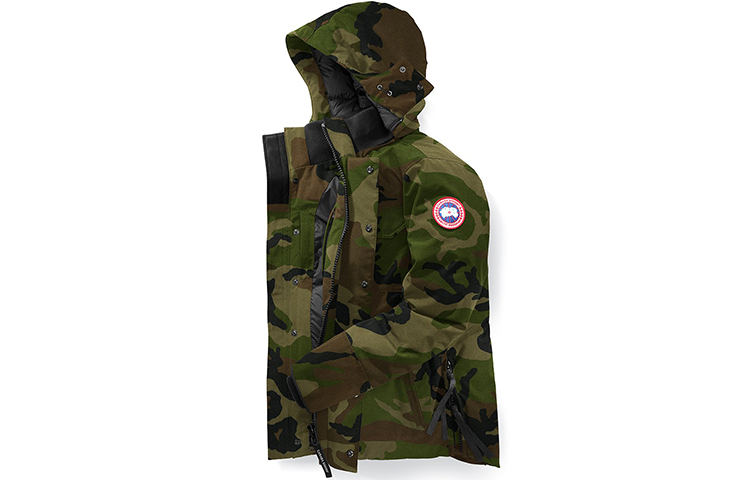 Lookbook Canada Goose Maitland Multi-Pocket Hooded Down Jacket Winter Classic Camo 4550M-316