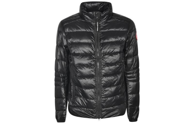 Canada Goose Men’s Slim Fit Black Stand Collar Long Sleeve Jacket 2228M47-61