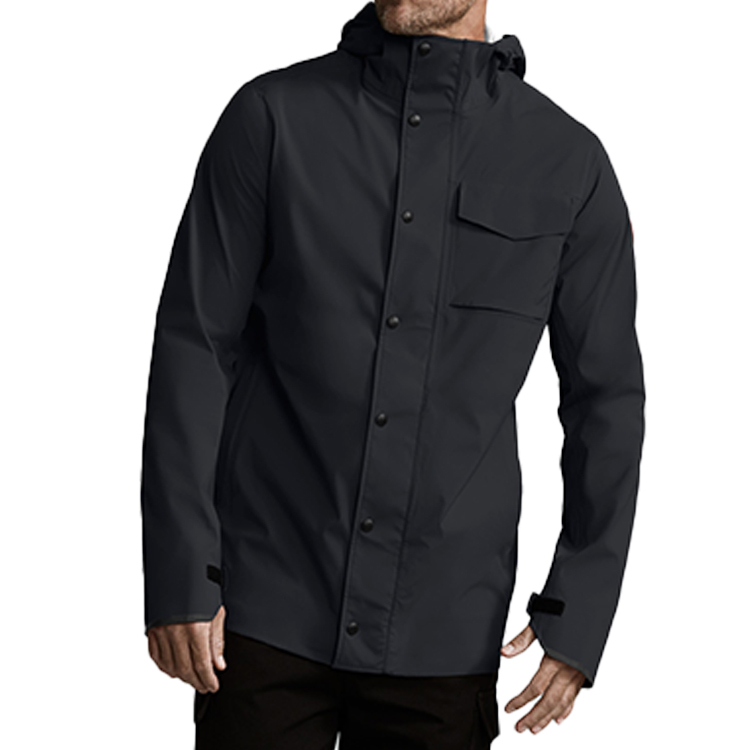 Lookbook 加拿大鵝 Nanaimo 黑色防水防風透氣外套 5608M-61