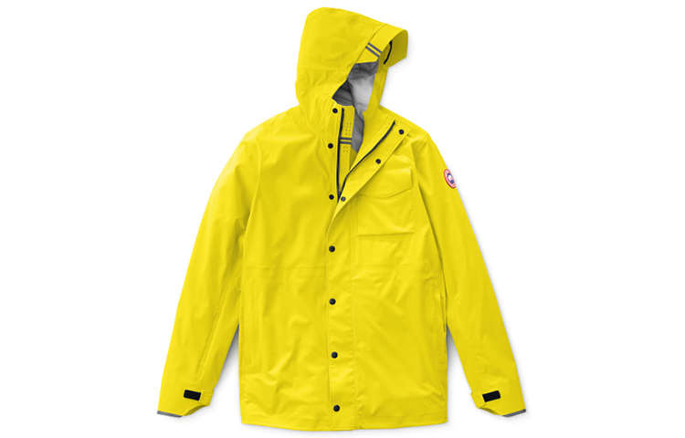 Canada Goose Nanaimo Salida Windproof Breathable Rain Jacket - Outboard Yellow 5608M-860