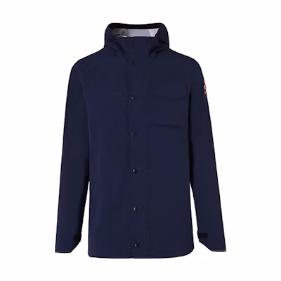 Canada Goose Nanaimo Series Solid Waterproof Rain Jacket Blue 5608M-63