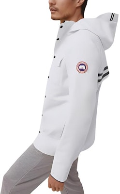 カナダグース ナナイモ 防水 ウインドブレーカー ジャケット - アークティックホワイト 5608M-433 Shop カナダグース ナナイモ 防水 ウインドブレーカー ジャケット - アークティックホワイト 5608M-433