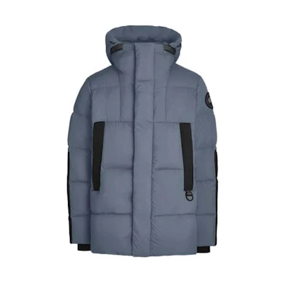 Canada Goose Osborne Black Label Hooded Down Jacket Short Men Ozone Blue. 2602MB-222