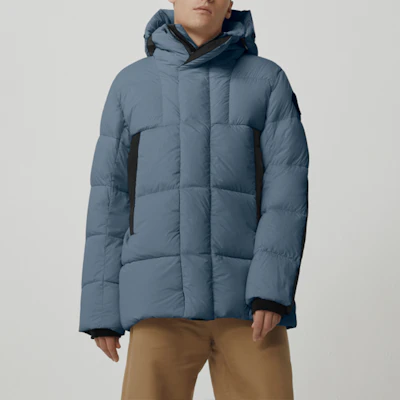 Canada Goose Osborne Black Label Hooded Down Jacket Short Men Ozone Blue. 2602MB-222 Lookbook Canada Goose Osborne Black Label Hooded Down Jacket Short Men Ozone Blue. 2602MB-222