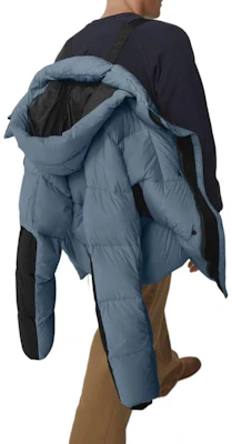 Canada Goose Osborne Black Label Hooded Down Jacket Short Men Ozone Blue. 2602MB-222 Details for Canada Goose Osborne Black Label Hooded Down Jacket Short Men Ozone Blue. 2602MB-222