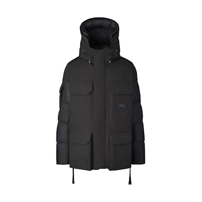 Canada Goose Paradigm Expedition Down Parka Jacket Black Mid-Length Coat 2058MB