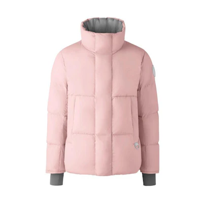 Canada Goose Pastels FW22 Pink Quilted Waterproof Short Puffer Jacket Unisex. 2613MB1-1254