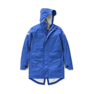Canada Goose PBI Seawolf Solid Blue Hooded Jacket Casual Outerwear 5607MPB-64