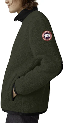 Canada Goose Pullover Half-Zip Sweatshirt Warna Blok Hijau Militer 7053M1-49 Purchase Canada Goose Pullover Half-Zip Sweatshirt Warna Blok Hijau Militer 7053M1-49