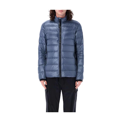 Canada Goose Quilted High-Neck Zip Down Jacket Blue 2228M49N-222
