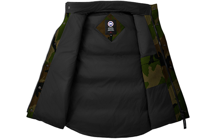 Lookbook Canada Goose Red Label Rompi Camo Down - Tahan Angin & Klasik Unisex. 4151MP-316