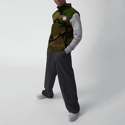 Canada Goose Red Label Rompi Camo Down - Tahan Angin & Klasik Unisex. 4151MP-316 Shop Canada Goose Red Label Rompi Camo Down - Tahan Angin & Klasik Unisex. 4151MP-316