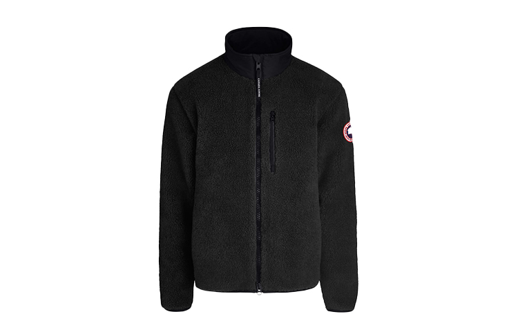 Canada Goose Red Label Kelowna Collection Wool Fleece Jacket Black Men 7017M-61