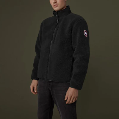 加拿大鹅红标Kelowna系列羊毛抓绒夹克黑色男款 7017M-61 Lookbook 加拿大鹅红标Kelowna系列羊毛抓绒夹克黑色男款 7017M-61