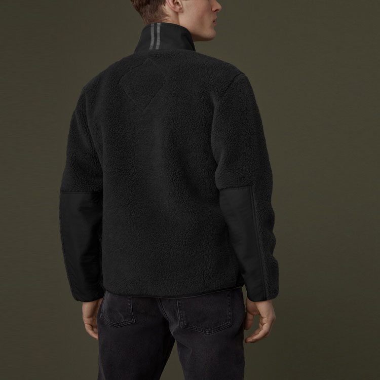 Shop 加拿大鹅红标Kelowna系列羊毛抓绒夹克黑色男款 7017M-61